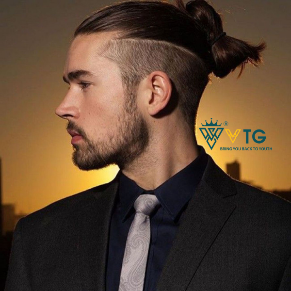 Tóc rễ tre nam kiểu Man Bun