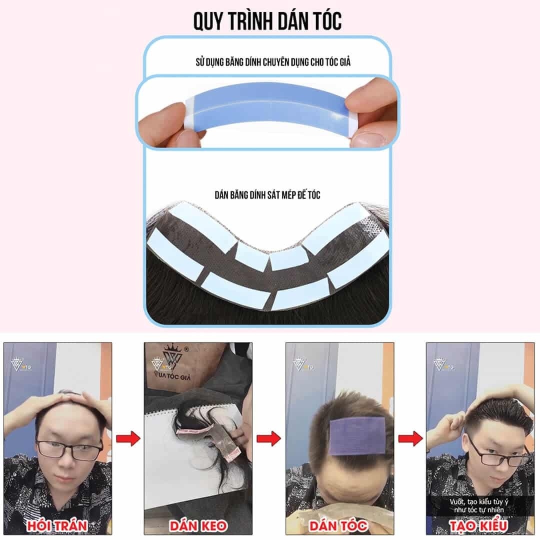 tóc mái chữ m