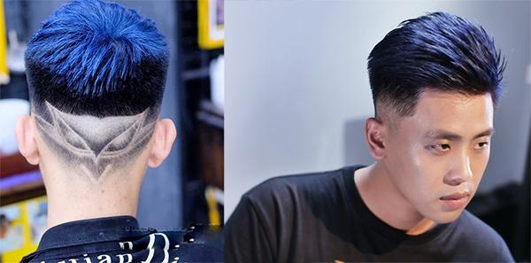 Undercut màu xanh khói khiến người sở hữu luôn nổi bật và thu hút ánh nhìn