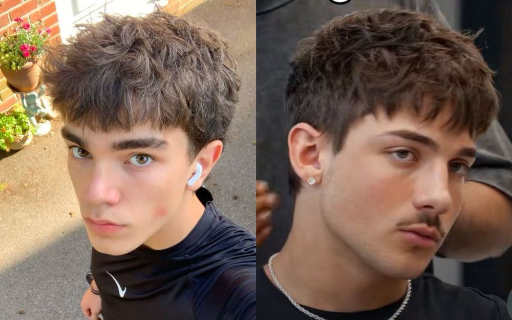 Kiểu mái ngố mỏng Textured Crop giúp đem lại diện mạo năng động