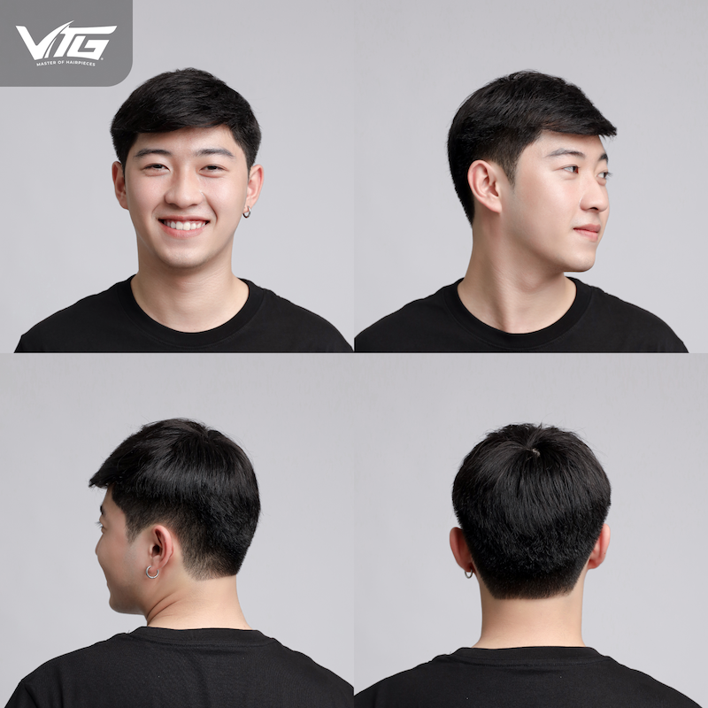 Sử dụng kẹp cố định để khi cắt tóc được đều và đẹp hơn